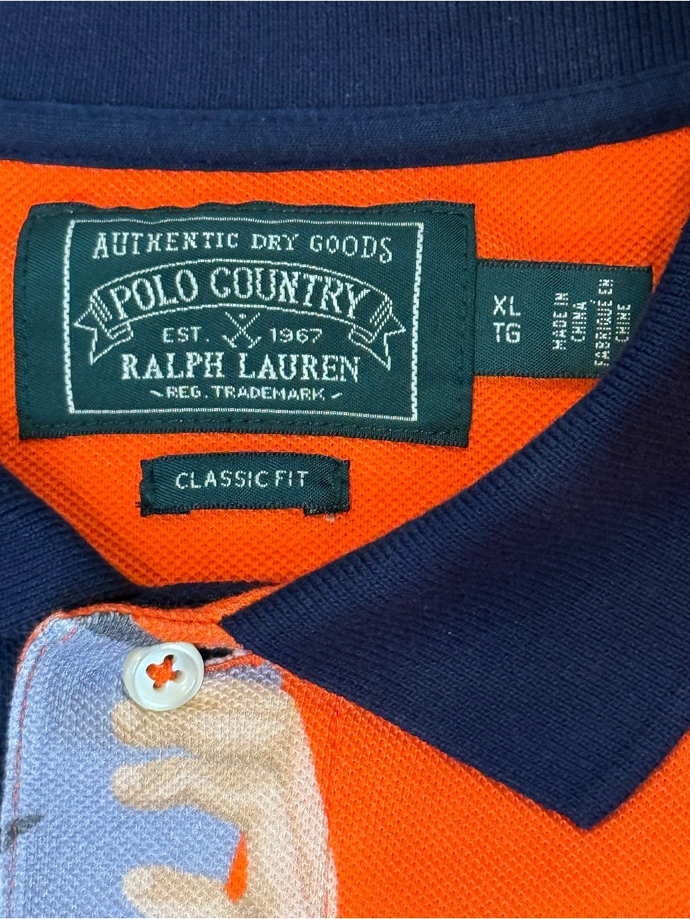 Polo by Ralph Lauren Orange Polo Terrain Climbing Graphic Shirt - Picture 4 of 9